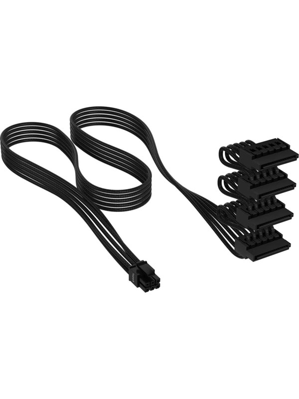Corsair - power cable - 6 pin PCIe power to SATA power - 75 cm