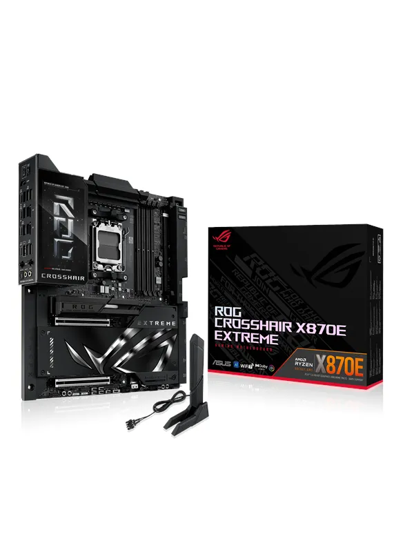 ASUS ROG CROSSHAIR X870E EXTREME Hovedkort - AMD X870E - AMD AM5 socket - DDR5 RAM - Extended ATX