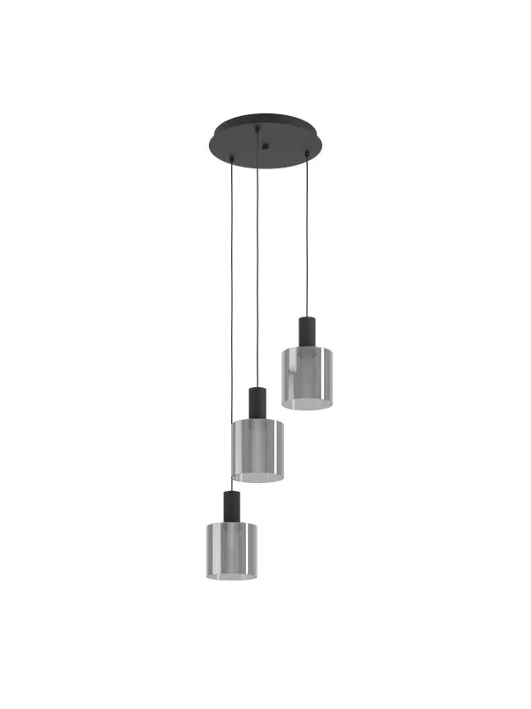 EGLO GOROSIBA pendant light black-transparent
