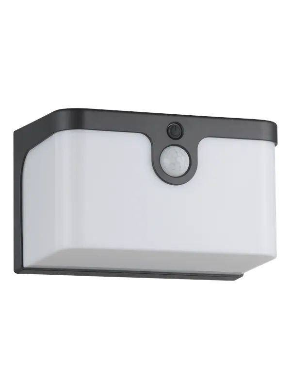 EGLO CROARA outdoor wall lamp solar cell anthracite