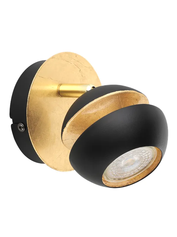 EGLO NOCITO wall lamp black/gold
