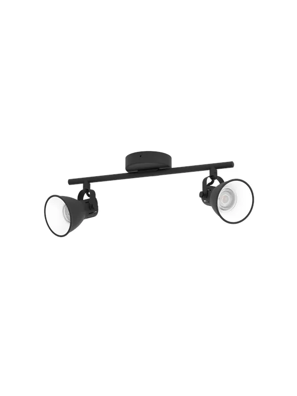 EGLO SERAS 2 spot rail 2L black