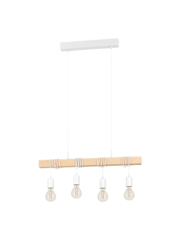 EGLO TOWNSHEND long table pendant white/brown