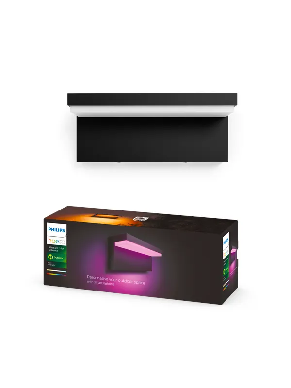 Philips Hue Nyro utendørs vegglampe - hvit og fargestemning