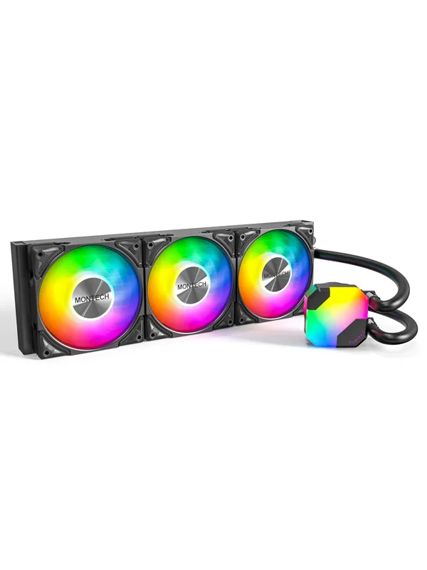 Montech Hyper Flow ARGB 360 - Black - CPU Vannkjøling - Max 29 dBA