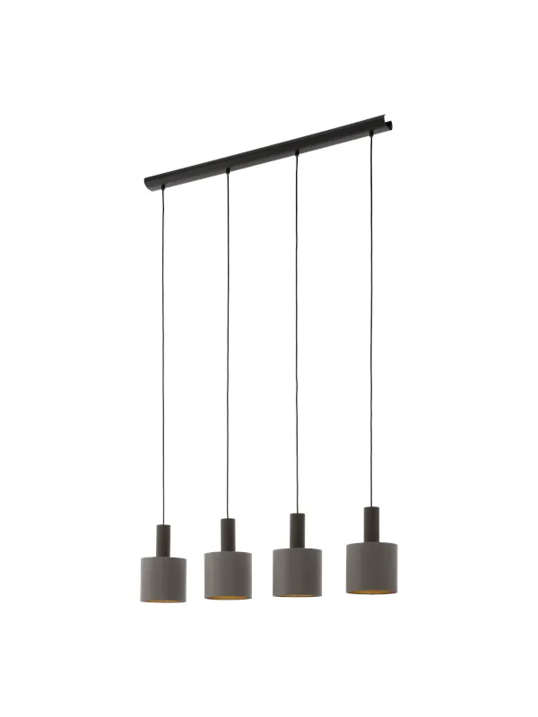 EGLO CONCESSA 1 long table pendant cappuccino/gold