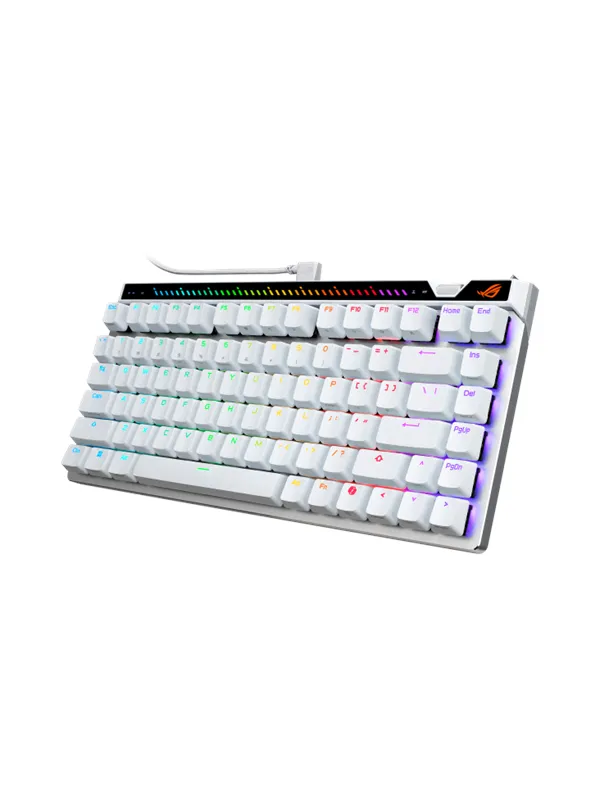 ASUS ROG Falchion Ace 75 HE - Gamingtastatur - Uten numpad - Nordisk - Hvit