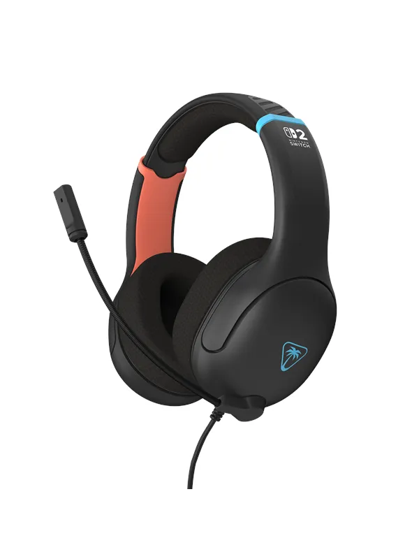 Turtle Beach Airlite Fit Headset - Charcoal Black - Wired Headset - Nintendo Switch 2