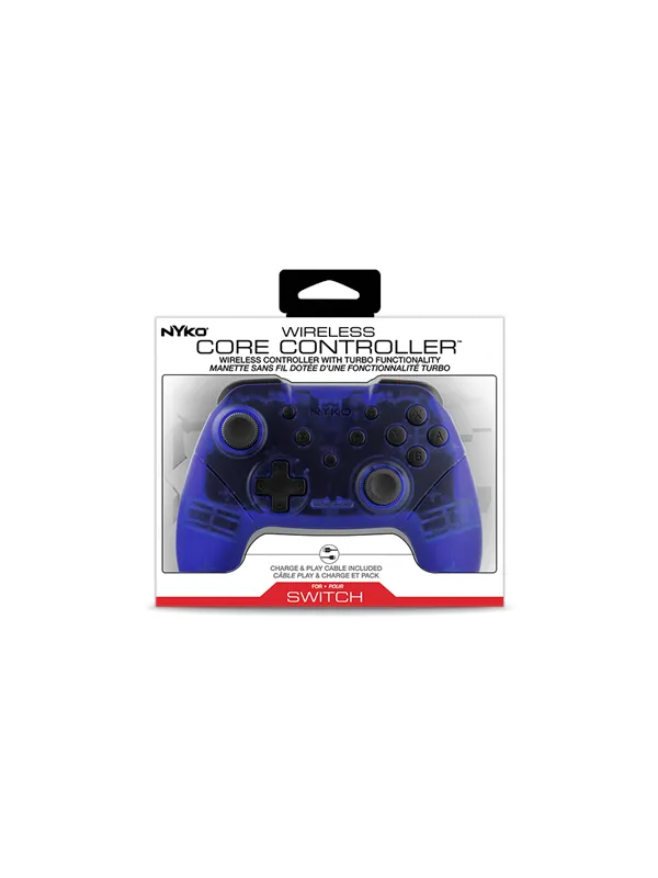 Nyko Wireless Core Controller (Blue) for Nintendo Switch - Wired Controller - Android