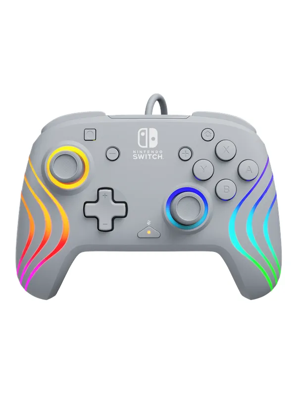 PDP Afterglow Wave - Grey - Wired - Wired Controller - Nintendo Switch