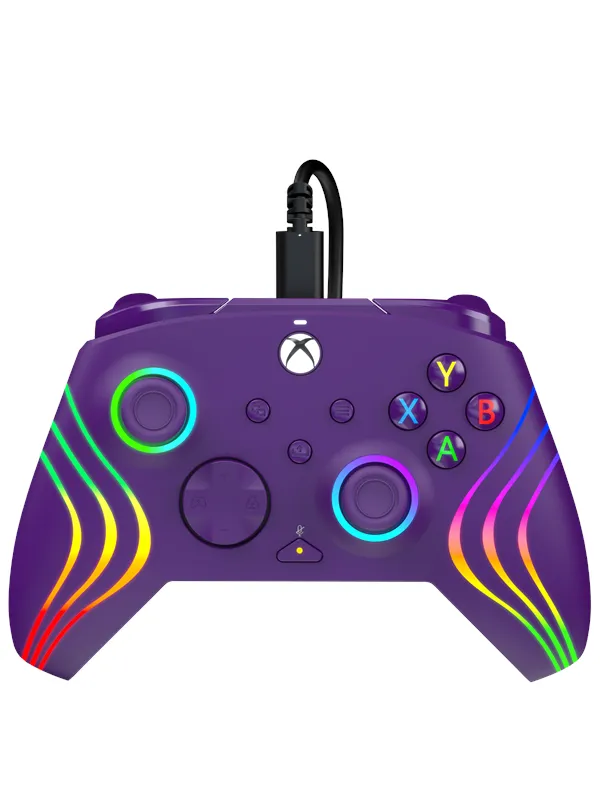 PDP Afterglow Wave - Purple - Wired Controller - Microsoft Xbox One
