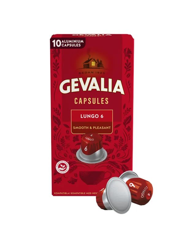 Gevalia Capsules Lungo 6 Classico - 10 pcs