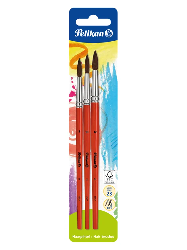 Pelikan PELIKAN HÅRPENSLER STRL. 8/10/12
