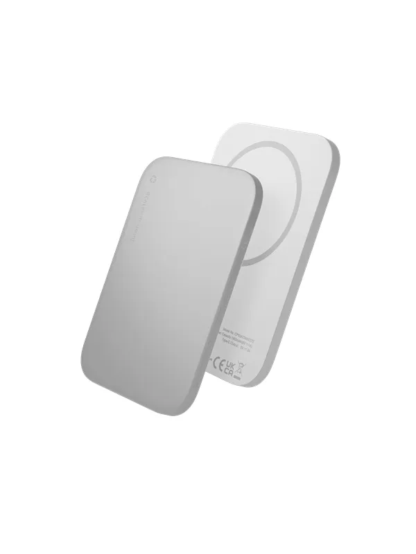 dbramante1928 re-charge - Ultra Slim Qi1.3 Power Bank - 300mAh Nødlader - Hvit - 3000 mAh