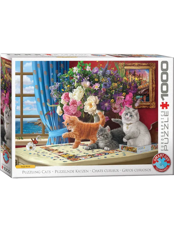 Eurographic Puzzling Cats by Image World Smart Cut(1000)