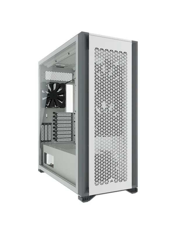 Corsair 7000D AIRFLOW TG - White - Kabinett - Fulltower - Hvit