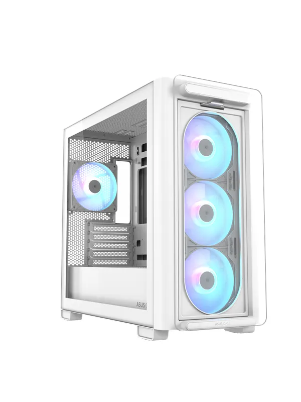 ASUS A23 PLUS - Kabinett - Miditower - Hvit