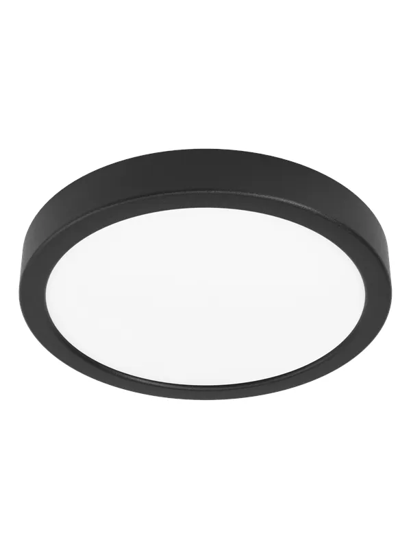 EGLO FUEVA 6-Z PLAFOND Ø210 RGB/CCT 11.2W 1400LM IP44 SVART
