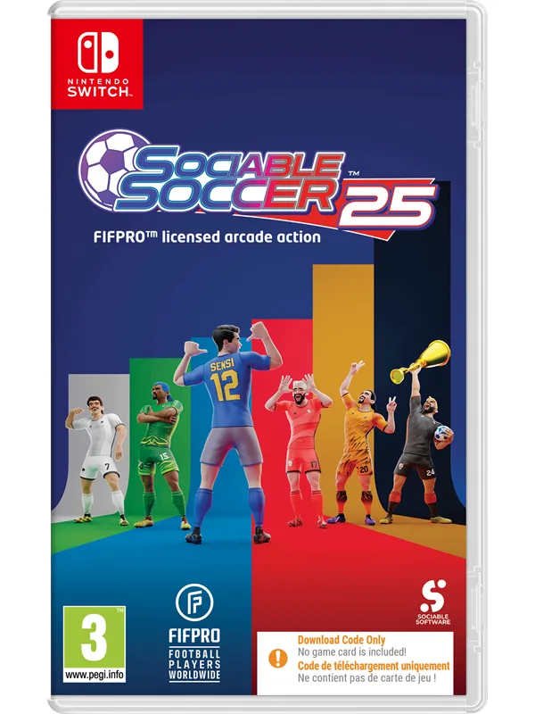 Sociable Soccer 25 (Code in a Box) - Nintendo Switch - Sport
