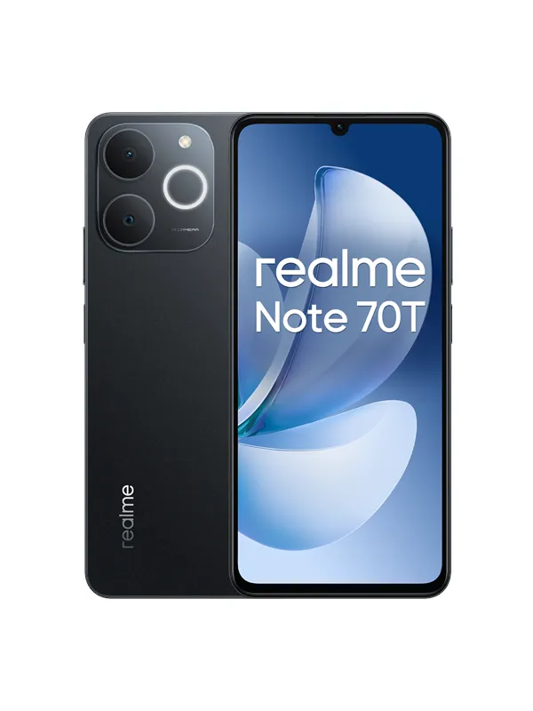 realme Note 70T 256GB/4GB - Obsidian Black