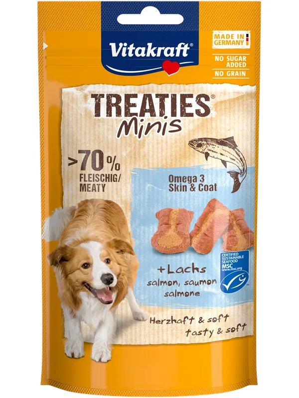 Vitakraft Treaties Minis Laks & Omega 3 48g
