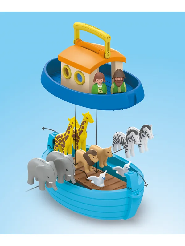 Playmobil 1.2.3 - Junior Min ta med Noahs ark