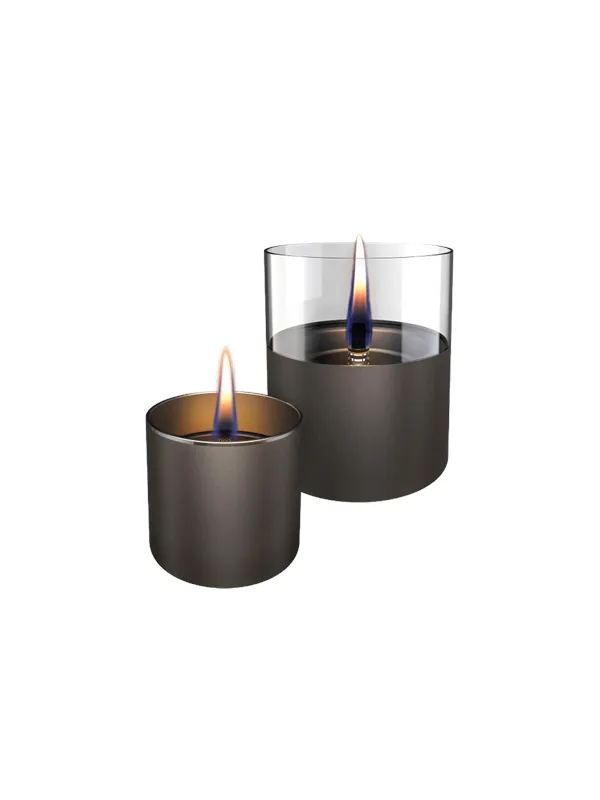 Tenderflame Lilly 8/10 Gavesett Gun Metal/Glass