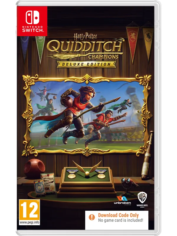 Harry Potter: Quidditch Champions (Deluxe Edition) - Code in a Box - Nintendo Switch - Sport