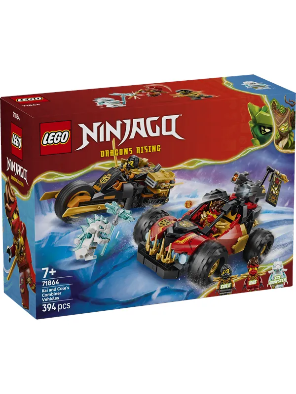 LEGO Ninjago 71864 Kai og Coles kombokjøretøy