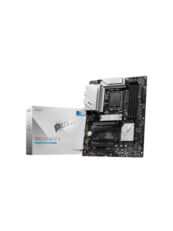 MSI PRO B760-P II Hovedkort - Intel B760 - Intel LGA1700 socket - DDR5 RAM - ATX