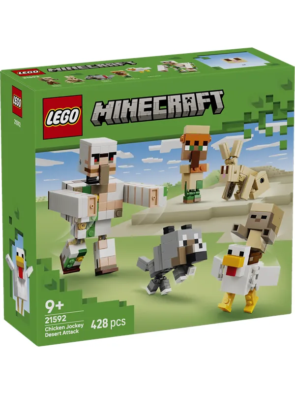 LEGO Minecraft 21592 Ørkenangrep med hønse-jockey