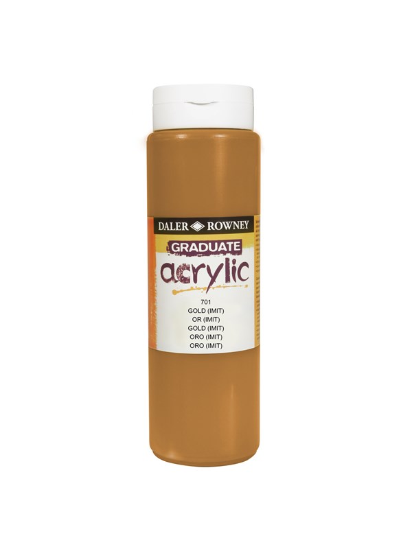 Daler-Rowney Graduate Acrylic 500 ml Gold Imit
