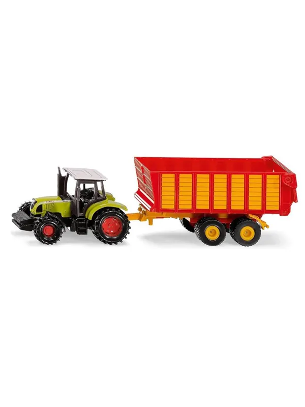 SIKU 1650 Claas Tractor with Silage Wagon 1:72
