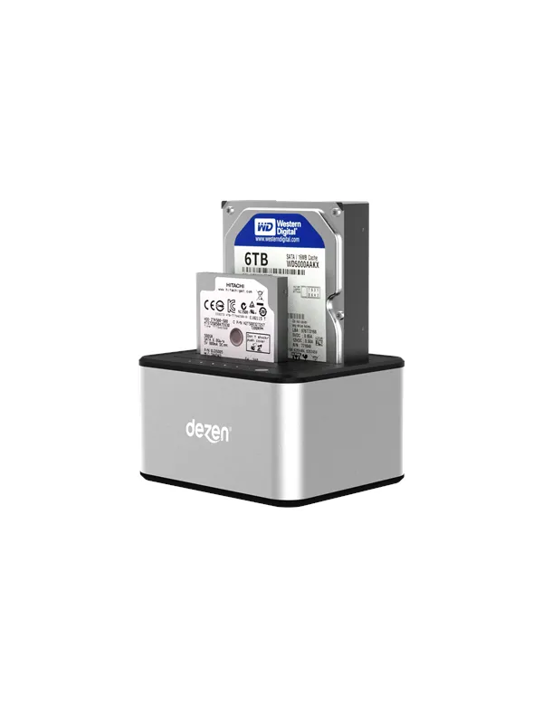 dezen Dual HDD Docking Station - 2.5" & 3.5"