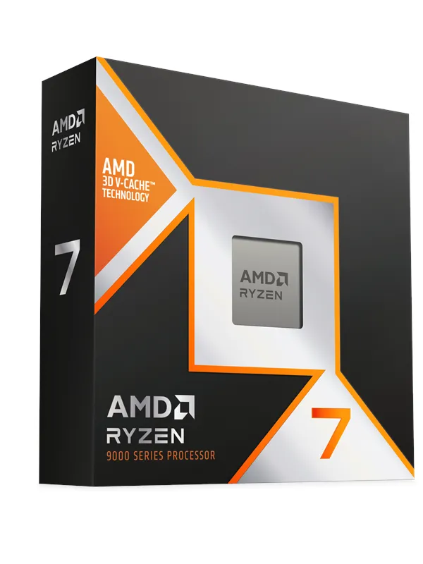 AMD Ryzen 7 9800X3D Prosessor/CPU - 8 kjerner - 4.7 GHz - AMD AM5 - AMD Boks (uten kjøler)