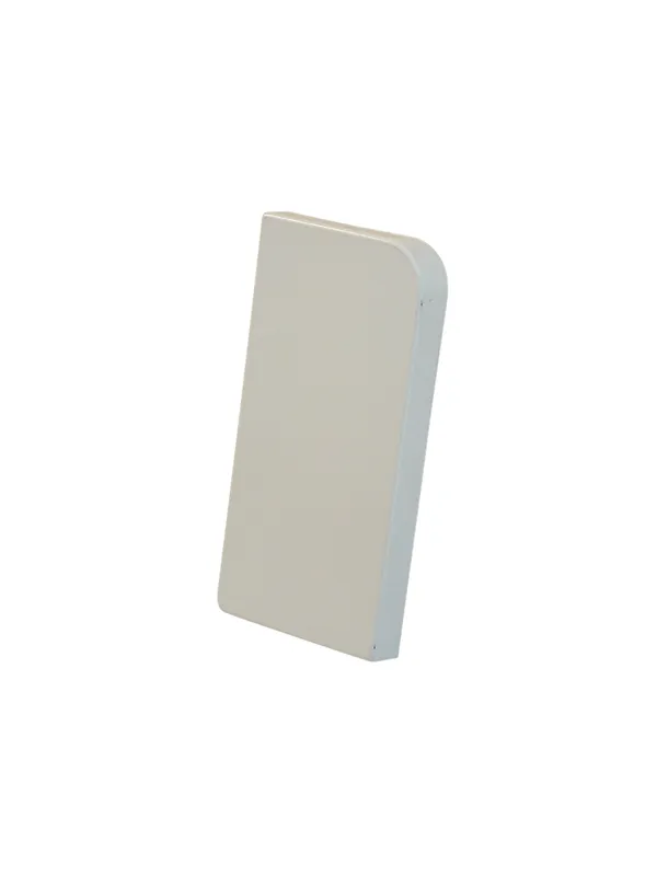 Gabotherm End piece left white
