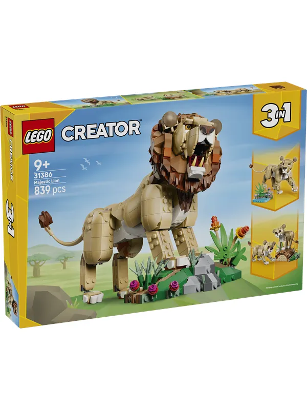 LEGO Creator 31386 Ville dyr: Majestetisk løve