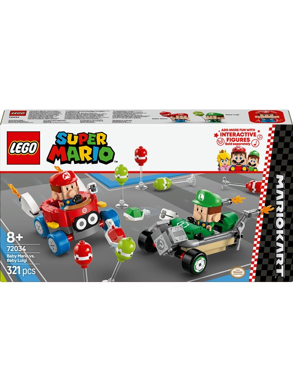 LEGO Super Mario 72034 Mario Kart™ - Baby Mario mot Baby Luigi