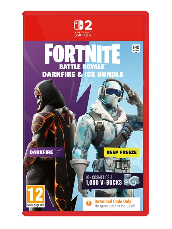 Fortnite: Darkfire & Ice Bundle (Code in a Box) - Nintendo Switch 2 - Action