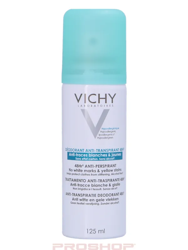 Vichy 48H Anti-Transpirant Anti-Traces Deo Spray - 125 ml