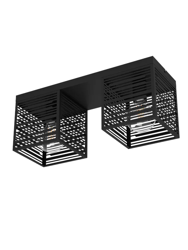 EGLO PIEDRITAS ceiling lamp 515x180 mm black