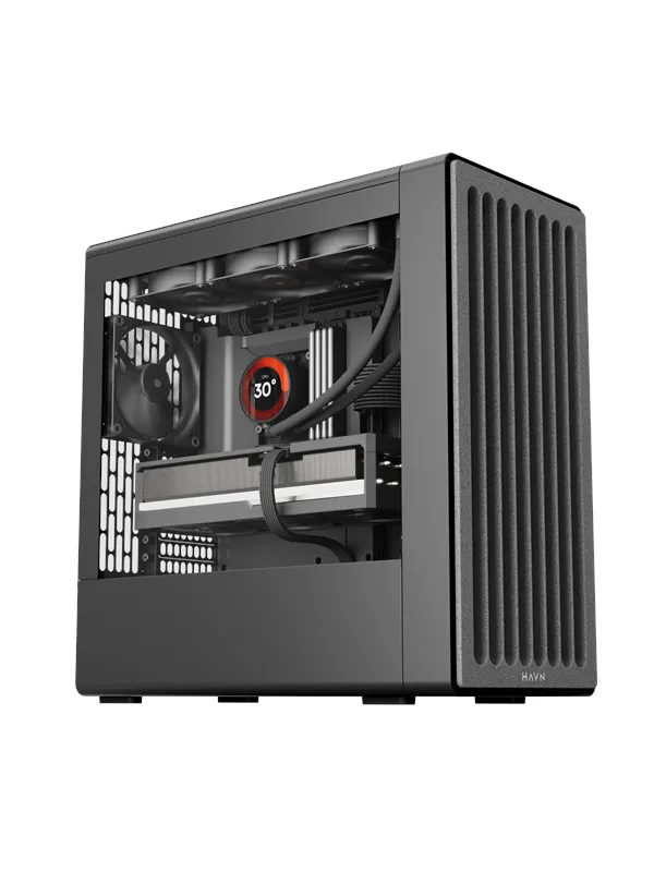 Havn BF 360 Flow - Black - Kabinett - Miditower - Svart