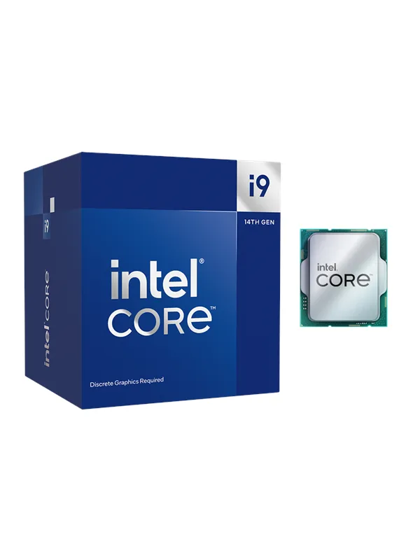 Intel Core i9-14900F Raptor Lake-S Prosessor/CPU - 24 kjerner - 2 GHz - Intel LGA1700 - Intel Boks (med kjøler)