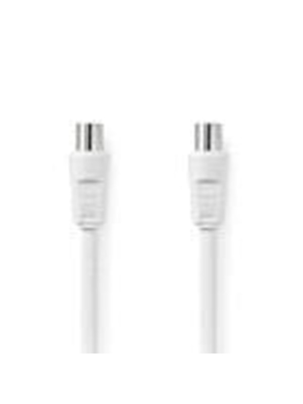 Nedis Coax Cable | IEC (Coax) Male | IEC (Coax) Female | Nickel Plated