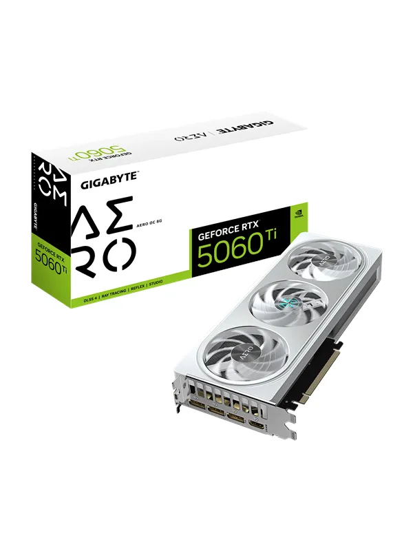 GIGABYTE GeForce RTX 5060 Ti AERO OC - 8GB GDDR7 RAM - Grafikkort