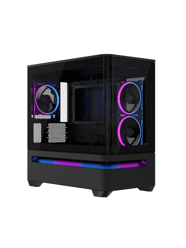 ASUS AP202 ARGB Black - Kabinett - Miditower - Svart