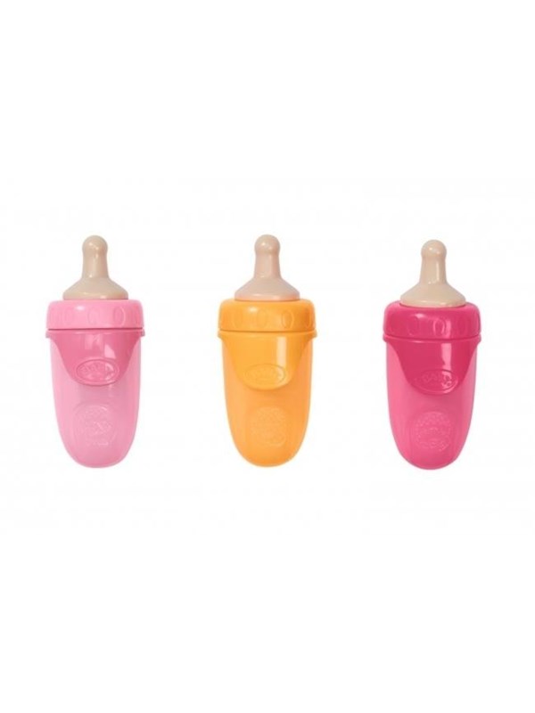 Baby Born Bottle w Cap 3 asst 43cm. 1pcs