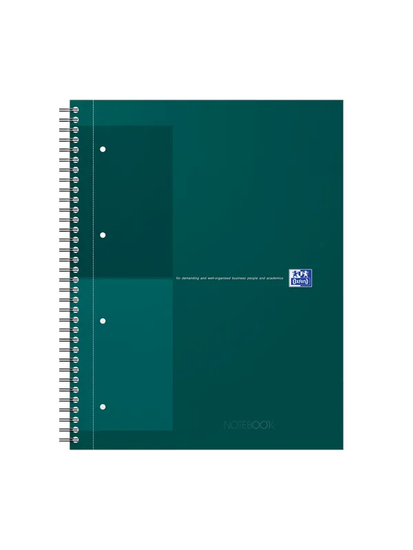 Oxford OXFORD International A4+ notatbok med hardt omslag og dobbeltspiral Linjert 160 sider SCRIBZEE-kompatibel 30. Special Edition Assorterte farger