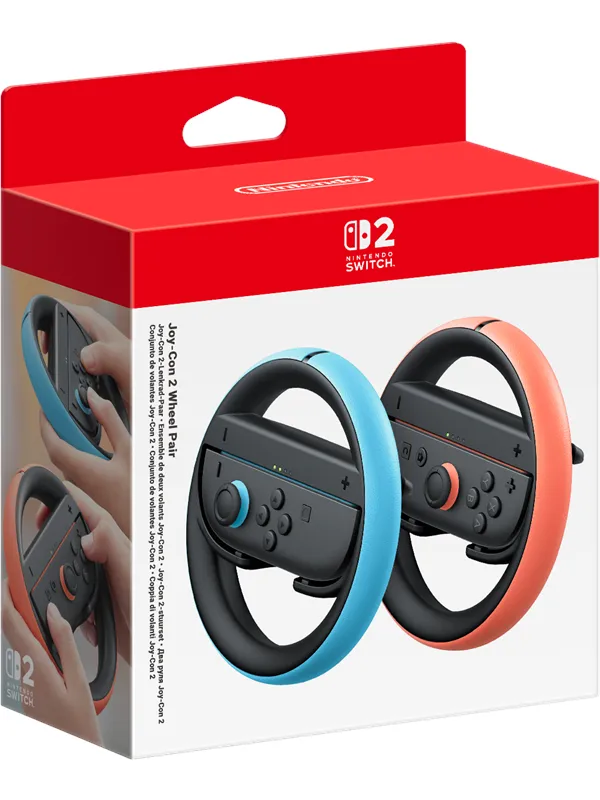 Nintendo Switch 2 Joy-Con 2 Wheel Pair - Wireless Wheel - Nintendo Switch 2