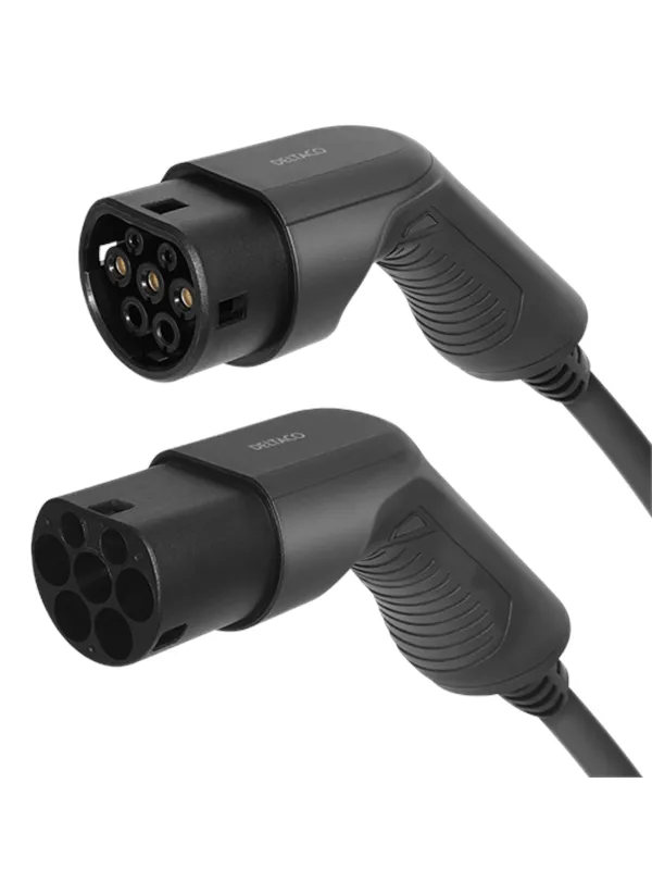 Deltaco e-Charge EV-3207 Ladekabel til elbiler, type 2 til type 2, 3 faser